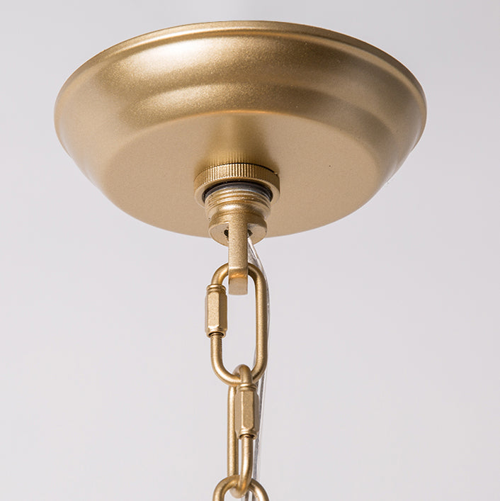 Designer Style Chandelier Gold Metal Ceiling Chandelier for Living Room