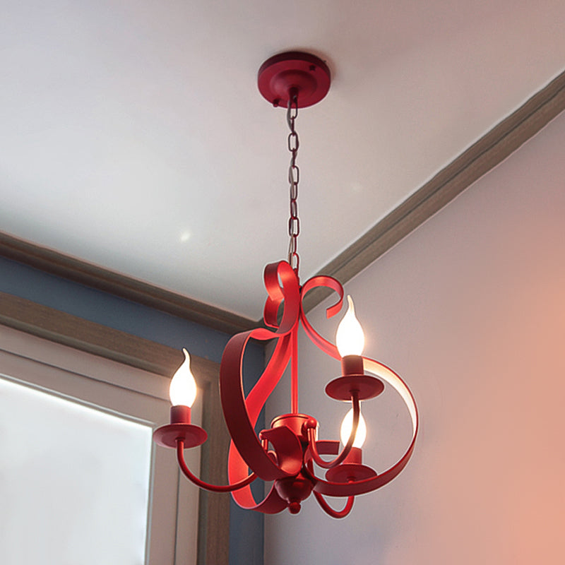 Traditional Unique Chandelier Lights Metal 3 Light Hanging Pendant Lights