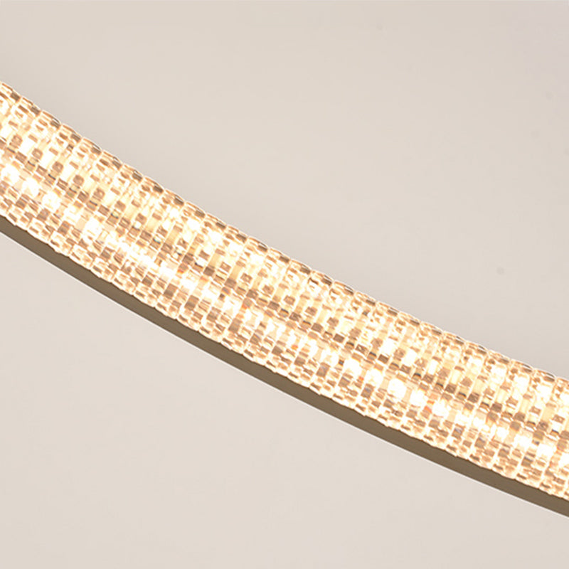 Circle Shade Metal Chandelier Lights Modern Chandelier Lighting Fixtures in Gold