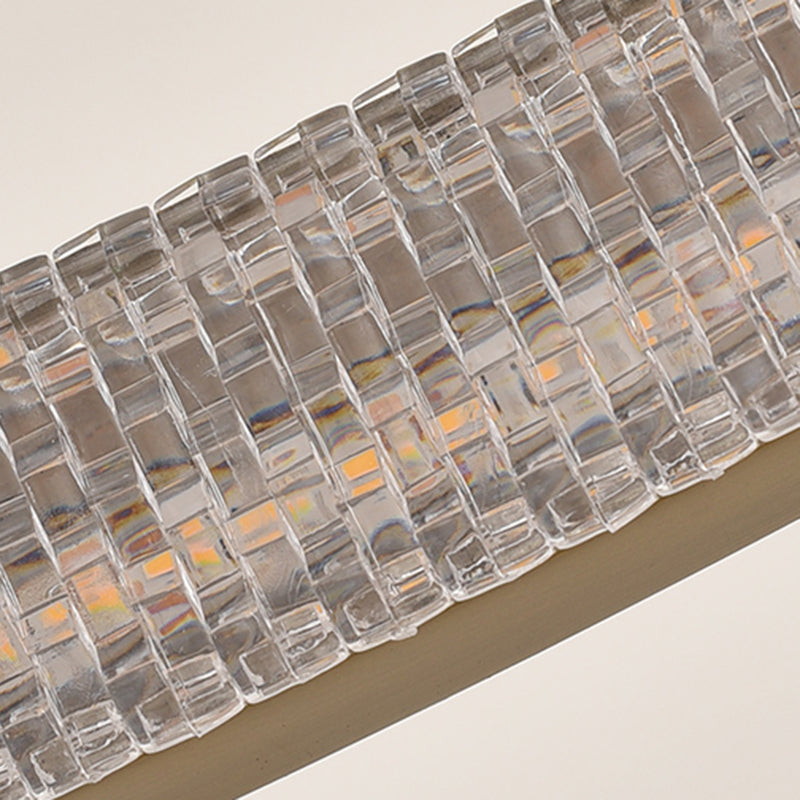 Circle Shade Metal Chandelier Lights Modern Chandelier Lighting Fixtures in Gold