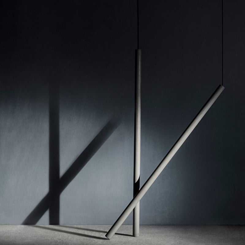 Modern Hanging Light Cement Shade Pendent Lighting Fixture for Sitting Room