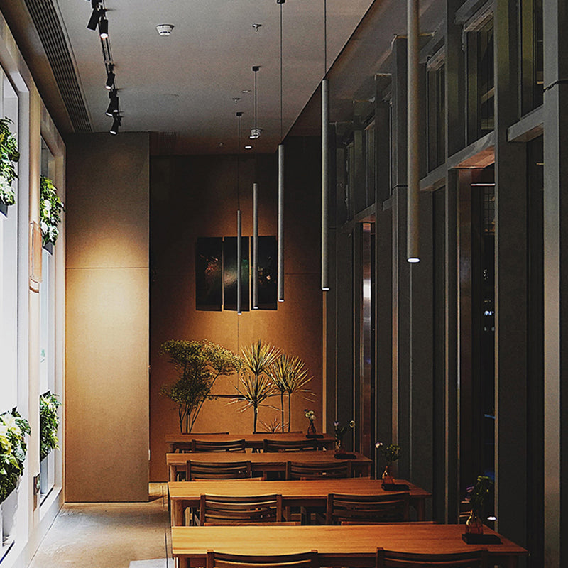 Modern Hanging Light Cement Shade Pendent Lighting Fixture for Sitting Room