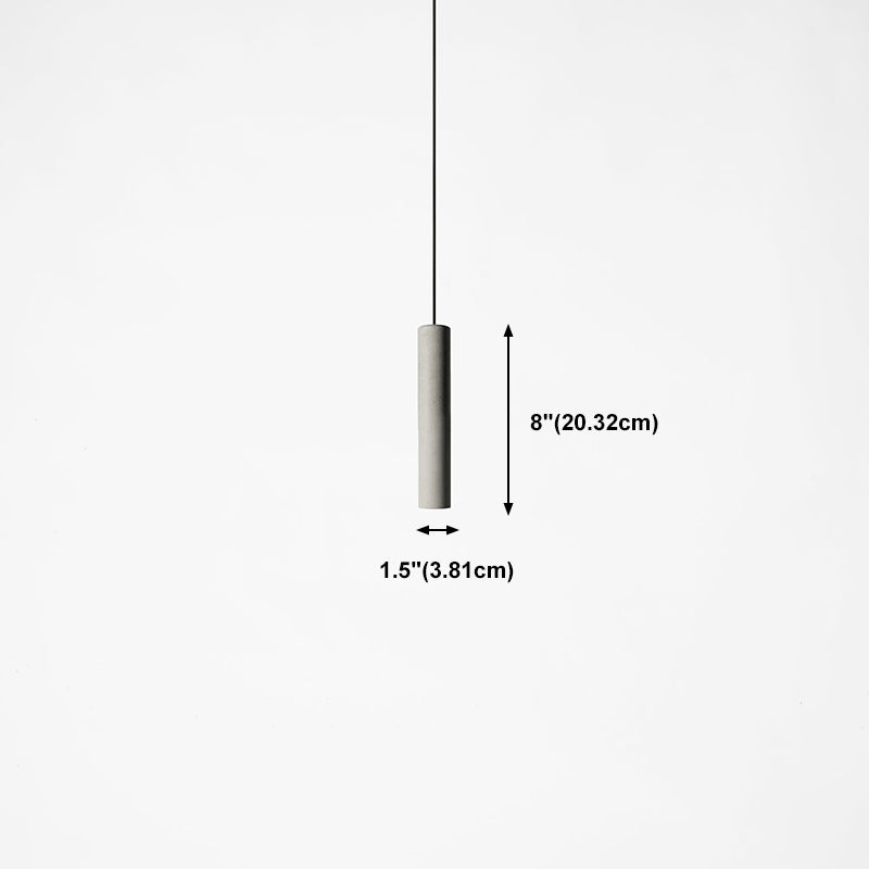 Modern Hanging Light Cement Shade Pendent Lighting Fixture for Sitting Room