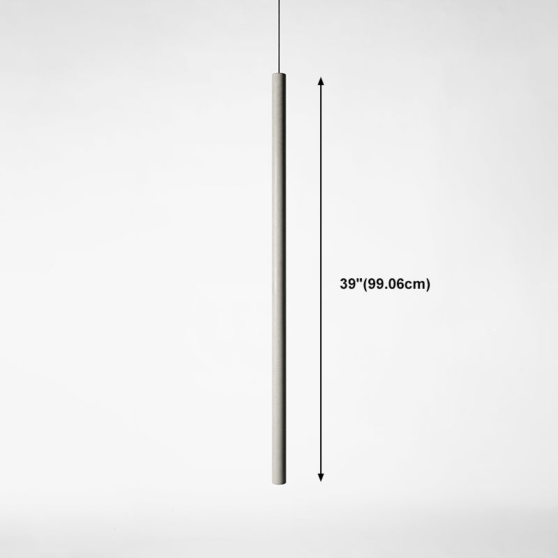 Modern Hanging Light Cement Shade Pendent Lighting Fixture for Sitting Room