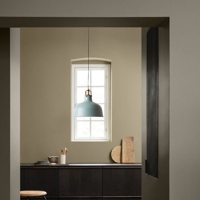 Round Shape Metal Hanging Light Nordic Macarons 1-Light Hanging Light Fixtures