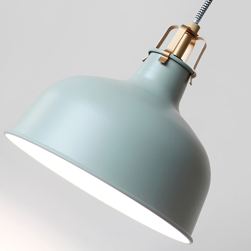 Round Shape Metal Hanging Light Nordic Macarons 1-Light Hanging Light Fixtures