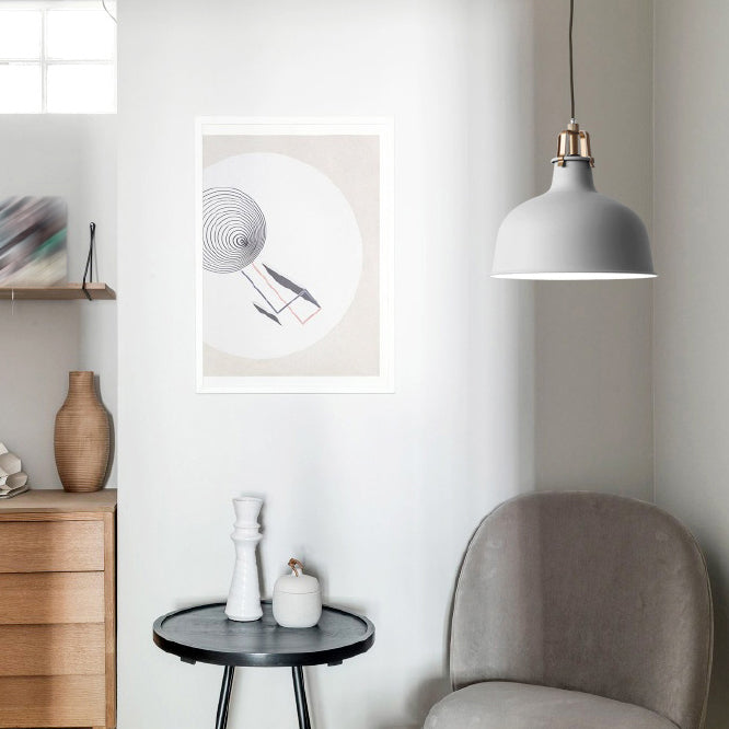 Round Shape Metal Hanging Light Nordic Macarons 1-Light Hanging Light Fixtures