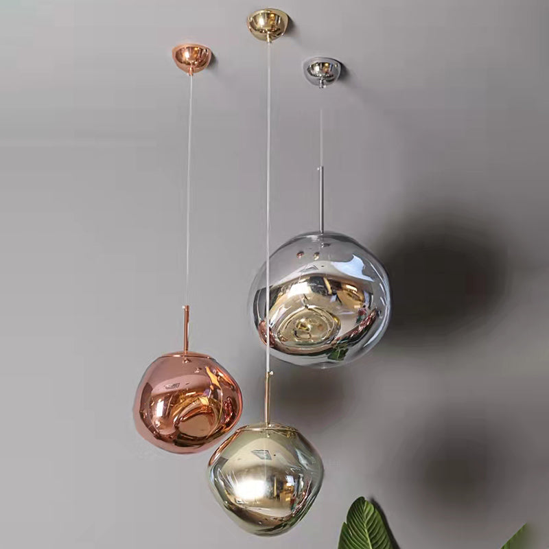 Contemporary Hanging Light Glass Shade Pendant Lighting Fixture