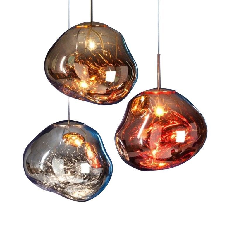 Contemporary Hanging Light Glass Shade Pendant Lighting Fixture