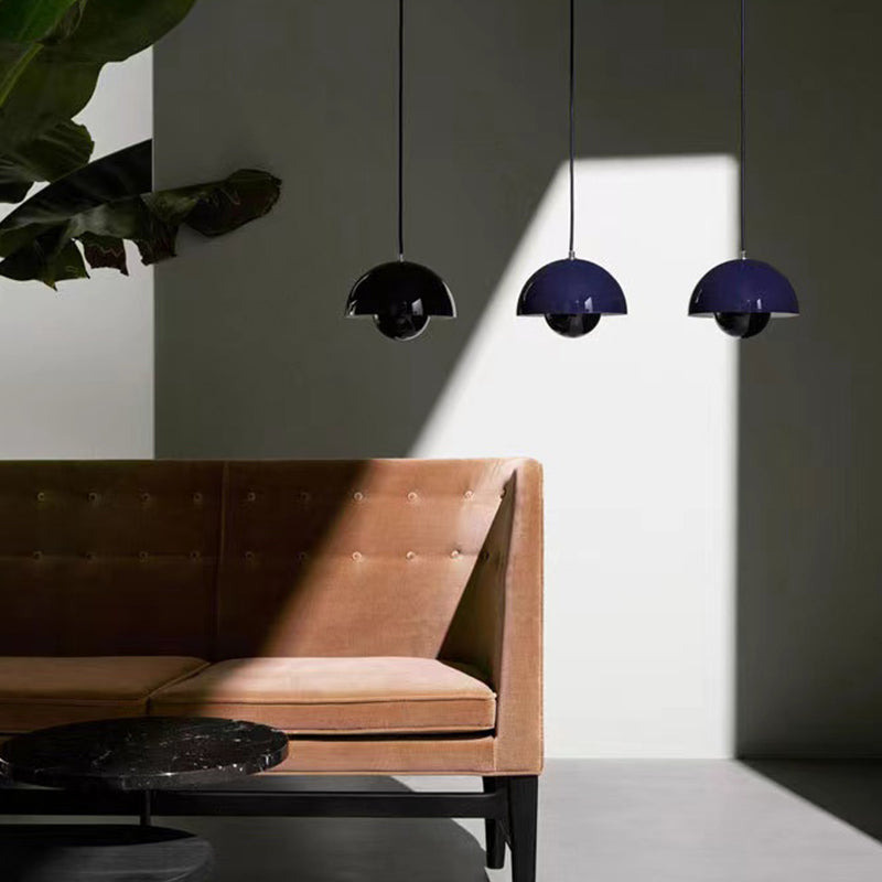 Modern Hanging Light Colorful Metal Pendant Lighting Fixture for Living Room