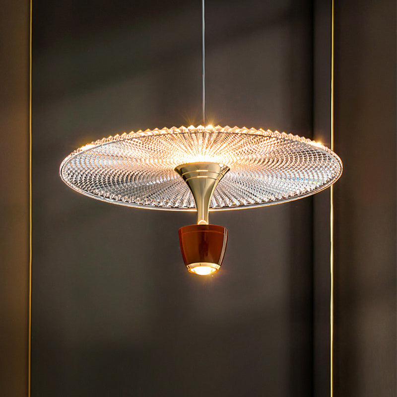 2 Lights Geometric Suspension Pendant Modern Style Metal Down Lighting