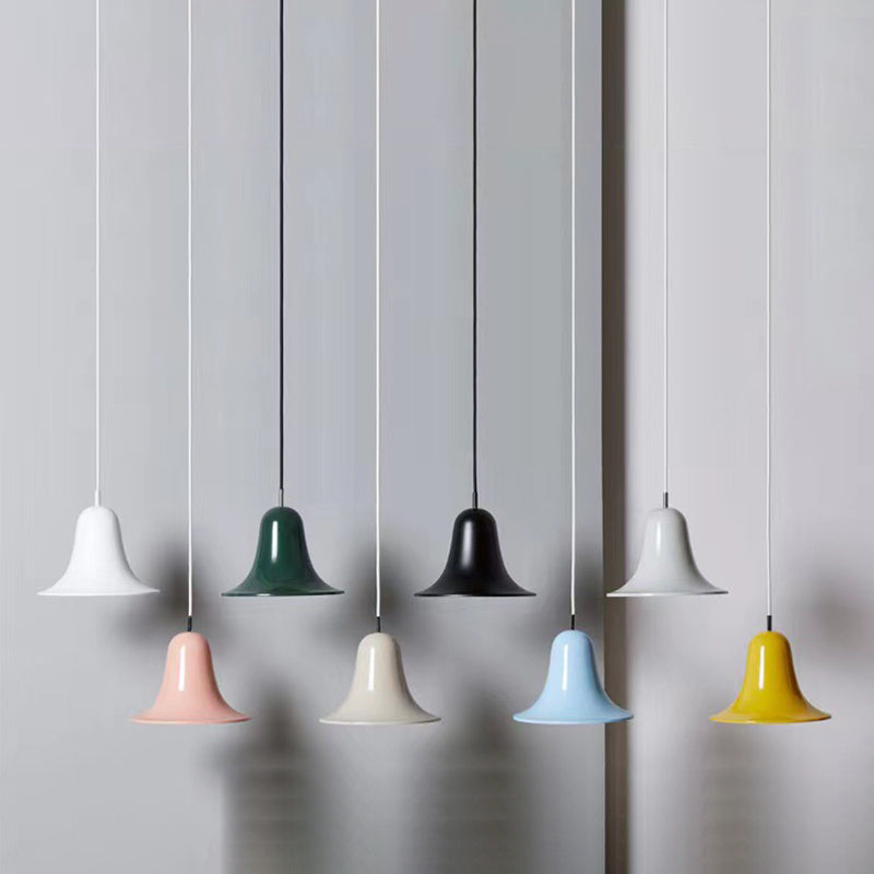 Metal Hat Shape Hanging Pendant Light Minimalist Suspension Pendant Light
