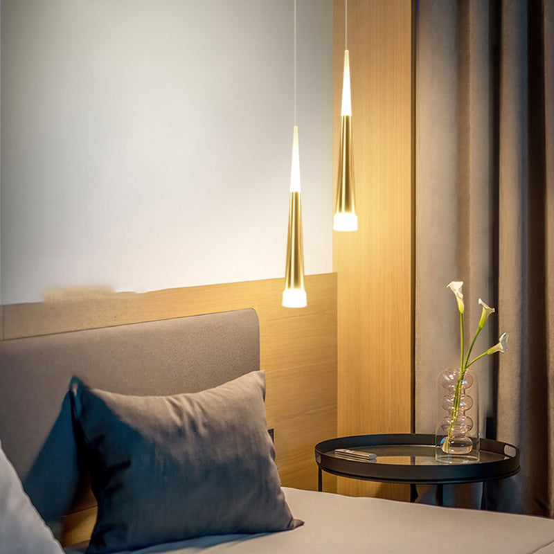 Geometric Shape Metal Hanging Light Modern Style 1 Light Hanging Light Fixtures