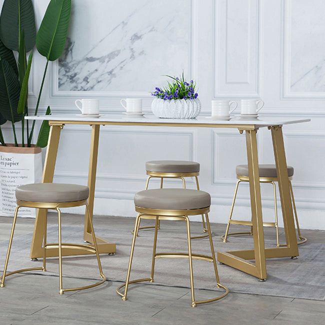 Glam 1/2/5 Pieces Dining Table and Chairs Rectangle Dining Table Set