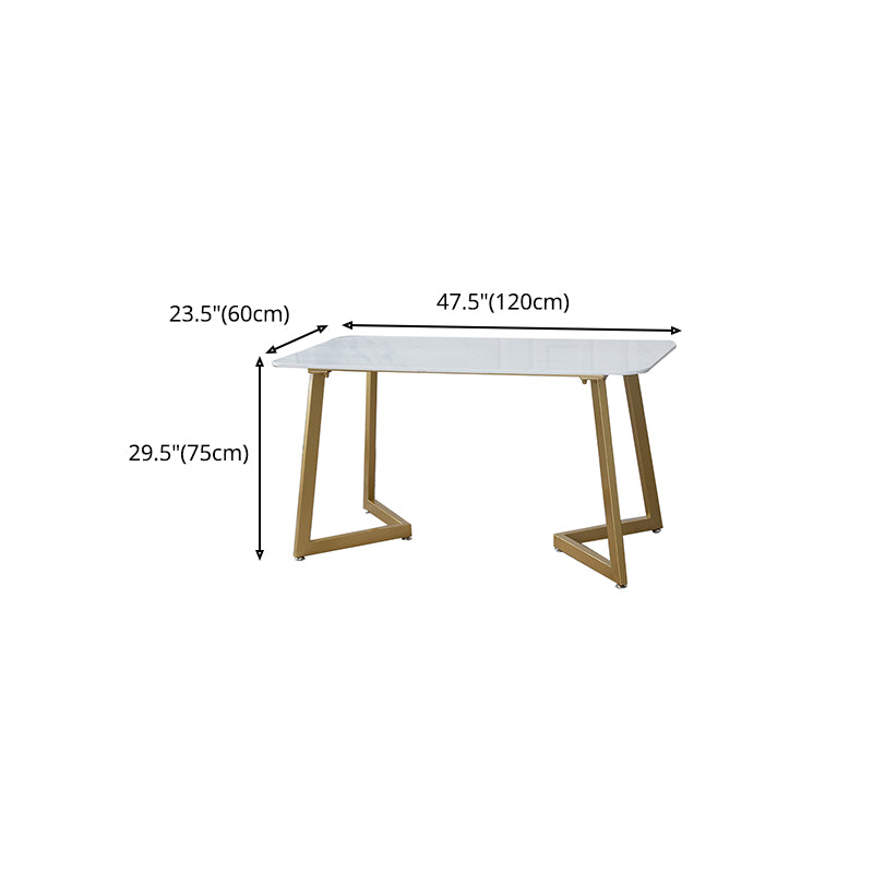 Glam 1/2/5 Pieces Dining Table and Chairs Rectangle Dining Table Set