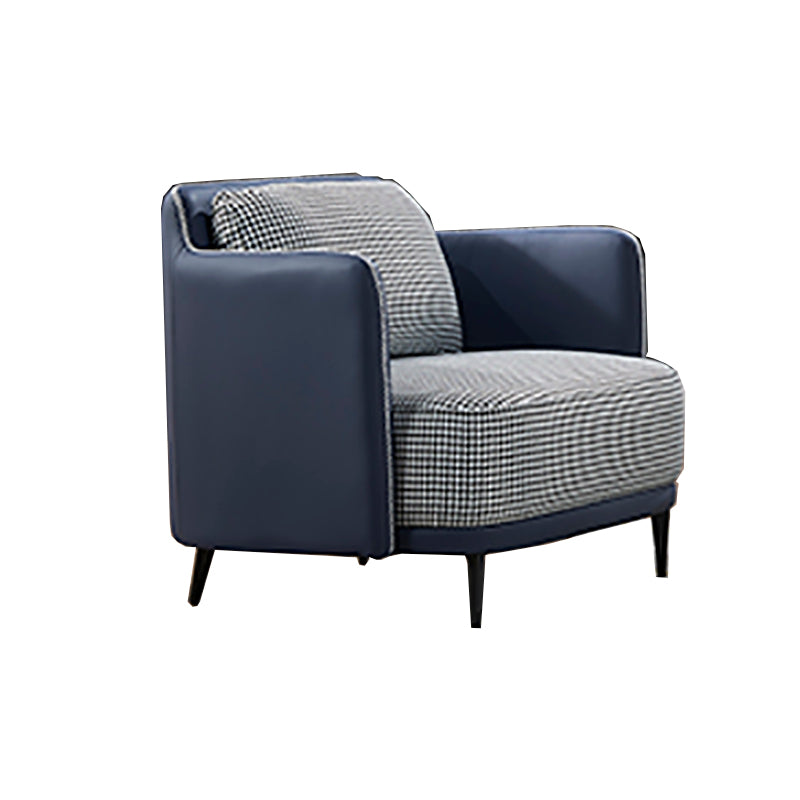 Moderne Baumwoll -Quadrat -Armsofa 29,9 "W mit Oberkissen für Wohnzimmer