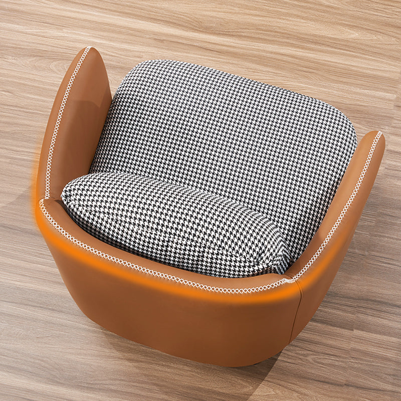 Moderne Baumwoll -Quadrat -Armsofa 29,9 "W mit Oberkissen für Wohnzimmer