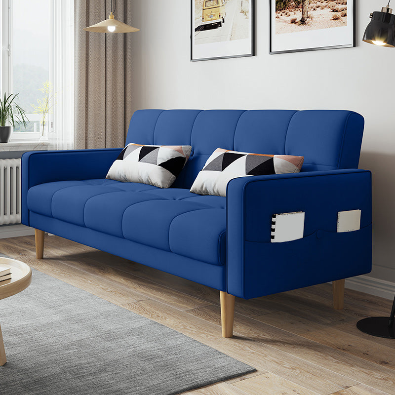 Zeitgenössisches Keks -Rücken -Sofa 22,44 "Hochquadrat -Armsofa Bett