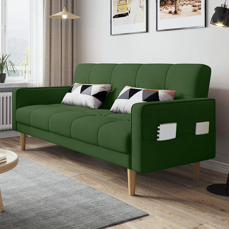 Zeitgenössisches Keks -Rücken -Sofa 22,44 "Hochquadrat -Armsofa Bett