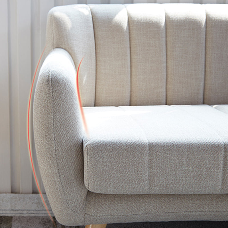 Louaison en lin scandinave à 2 places 21,65 "D SOFA SORM SQUAGE POUR L'APPARTEMENT