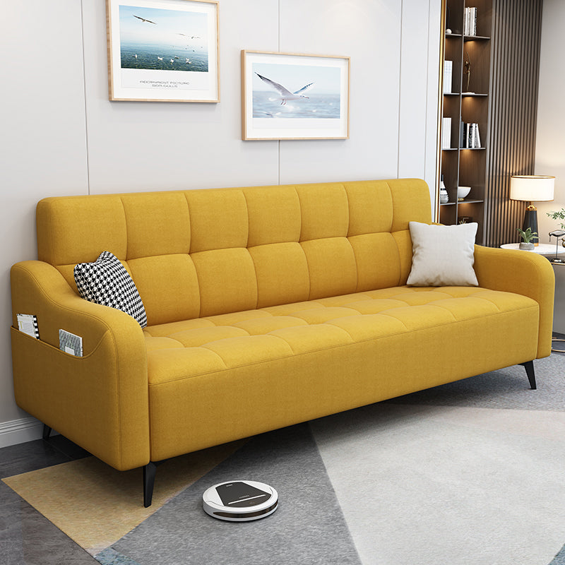 Modern Linen Charles Of London Sofa with Storage Bag for Living Room, Apartment