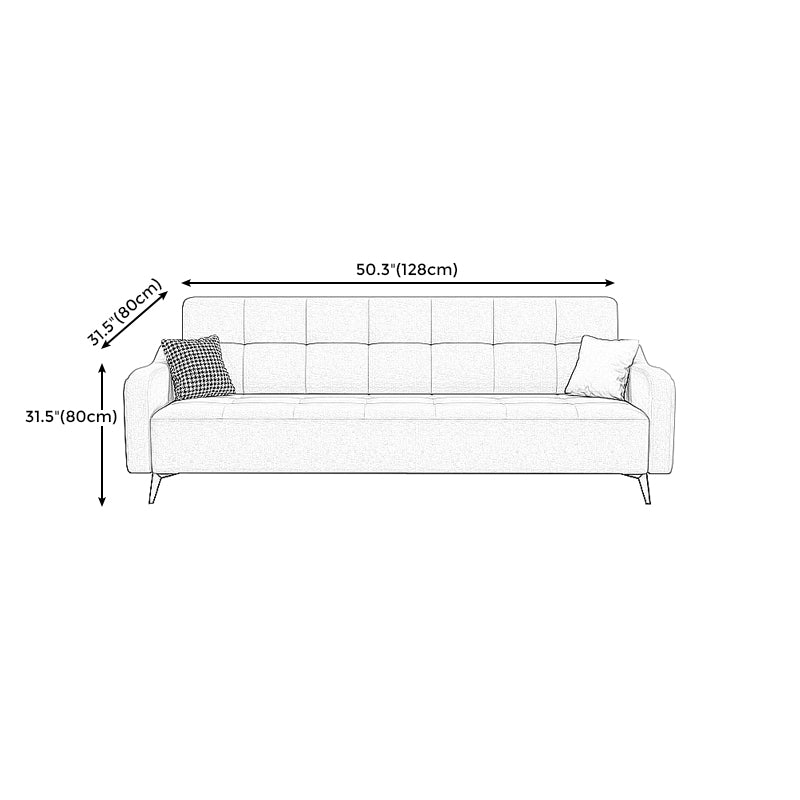 Modern Linen Charles Of London Sofa with Storage Bag for Living Room, Apartment