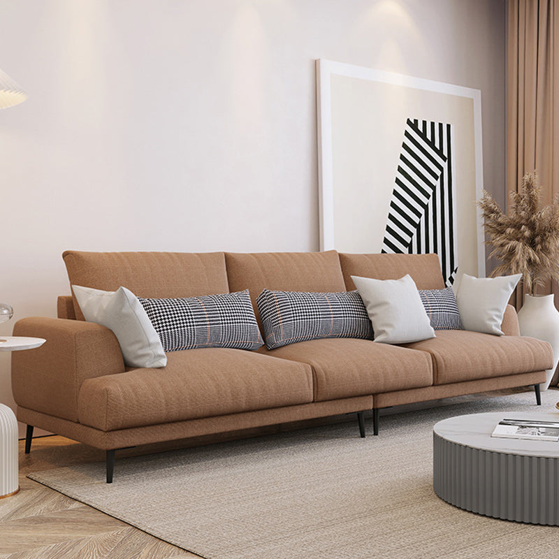 Fabric 3 Seater Living Room Contemporary Standard Sofa Chaise