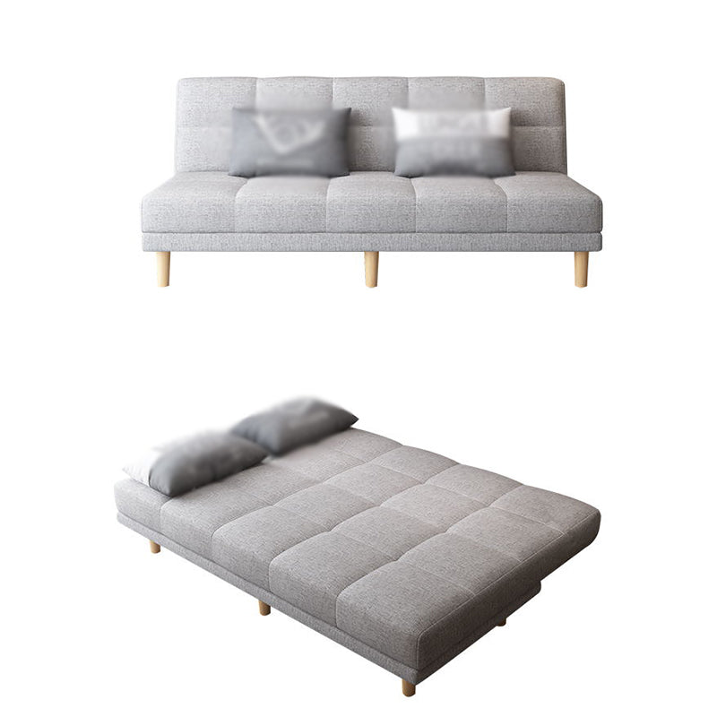 Moderner armloser Sofa 27,55 "W Cabrio Sleeper Sofa für Wohnzimmer