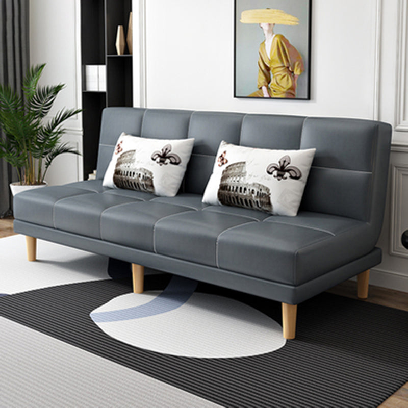 Moderner armloser Sofa 27,55 "W Cabrio Sleeper Sofa für Wohnzimmer