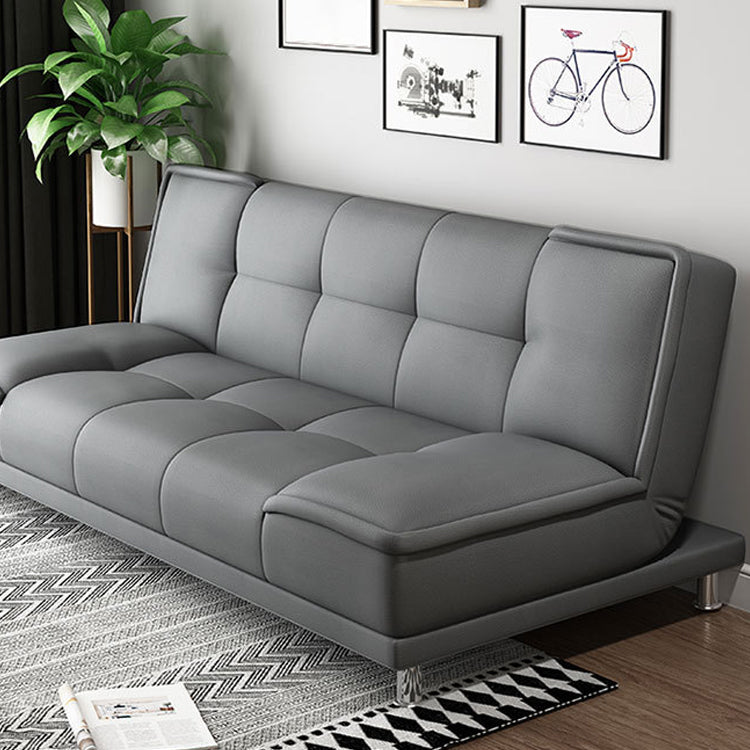 Zeitgenössischer Cabrio -Fußstützenhocker -Sofa mit Keks zurück