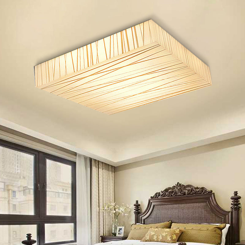 Plafonnier LED carré en acrylique, luminaire de plafond Simple et élégant pour hôtel et bureau, blanc