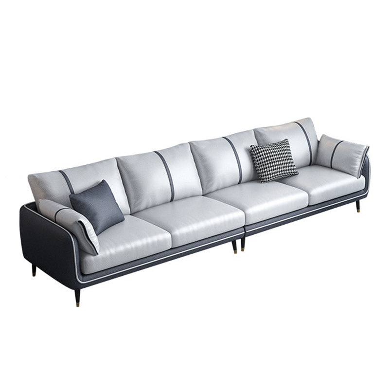 Stationäre Färbung resistent 3 Sitzer Wohnzimmer Standardsofa mit mehreren Kissen