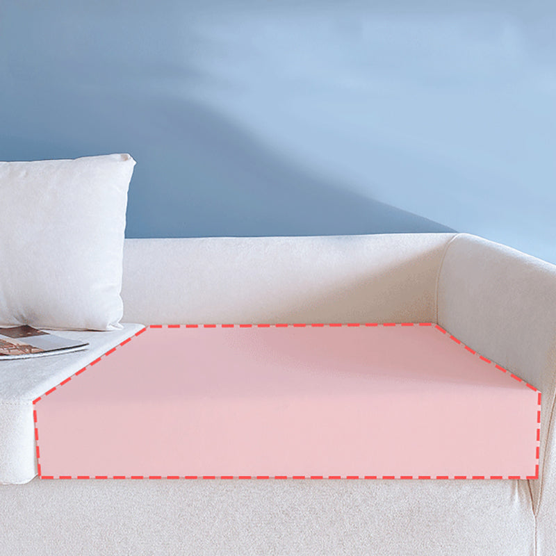 3-Seat Cushions Sofa 68.11*27.56*28.35 Slipcovered Square Arm Sofa