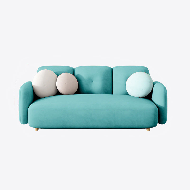Moderne macaroon 3/4 zitbank van de sofa van de sofa standaard kussens sofa