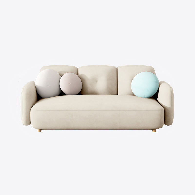 Moderne macaroon 3/4 zitbank van de sofa van de sofa standaard kussens sofa