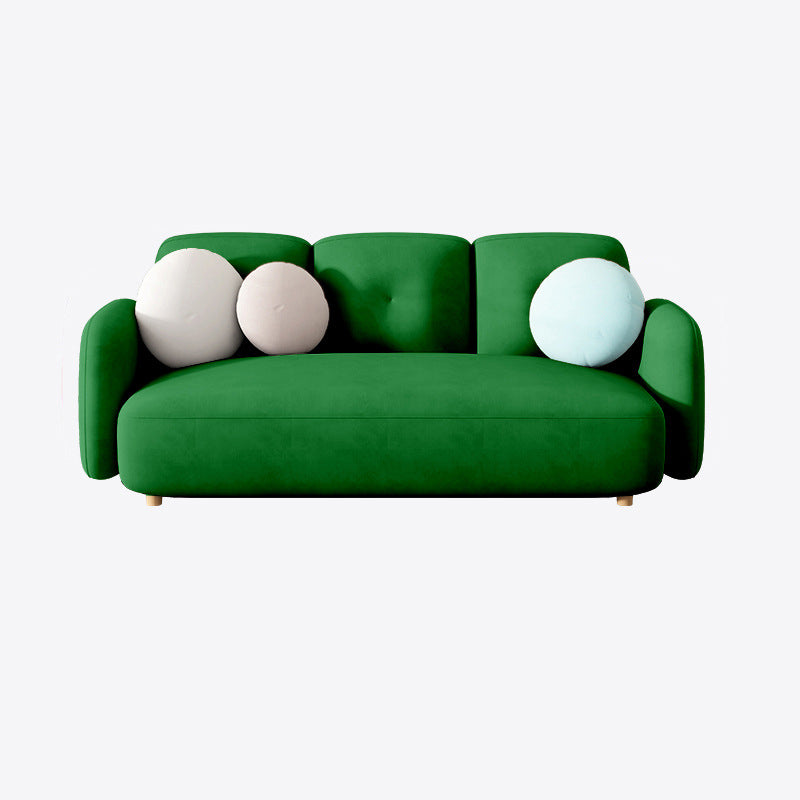 Moderne macaroon 3/4 zitbank van de sofa van de sofa standaard kussens sofa