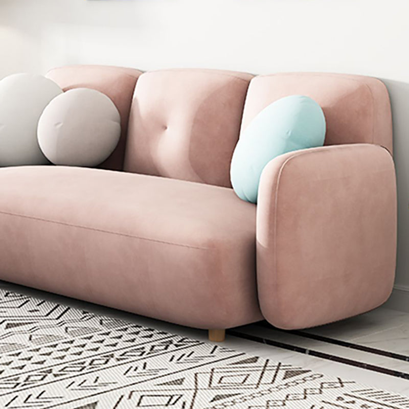 Moderne macaroon 3/4 zitbank van de sofa van de sofa standaard kussens sofa
