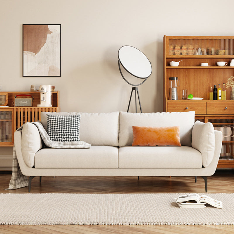 Sofa Chaise for Apartment Flared Arm Sofa for  Home Living Room