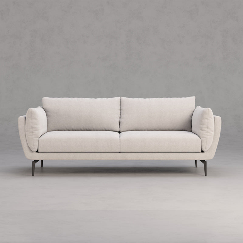 Sofa Chaise for Apartment Flared Arm Sofa for  Home Living Room