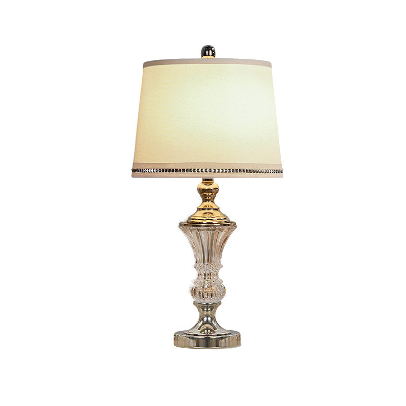 Tavolino tavolo da tavolo modernista 1 testa lampada da scrivania bianca con base metallica