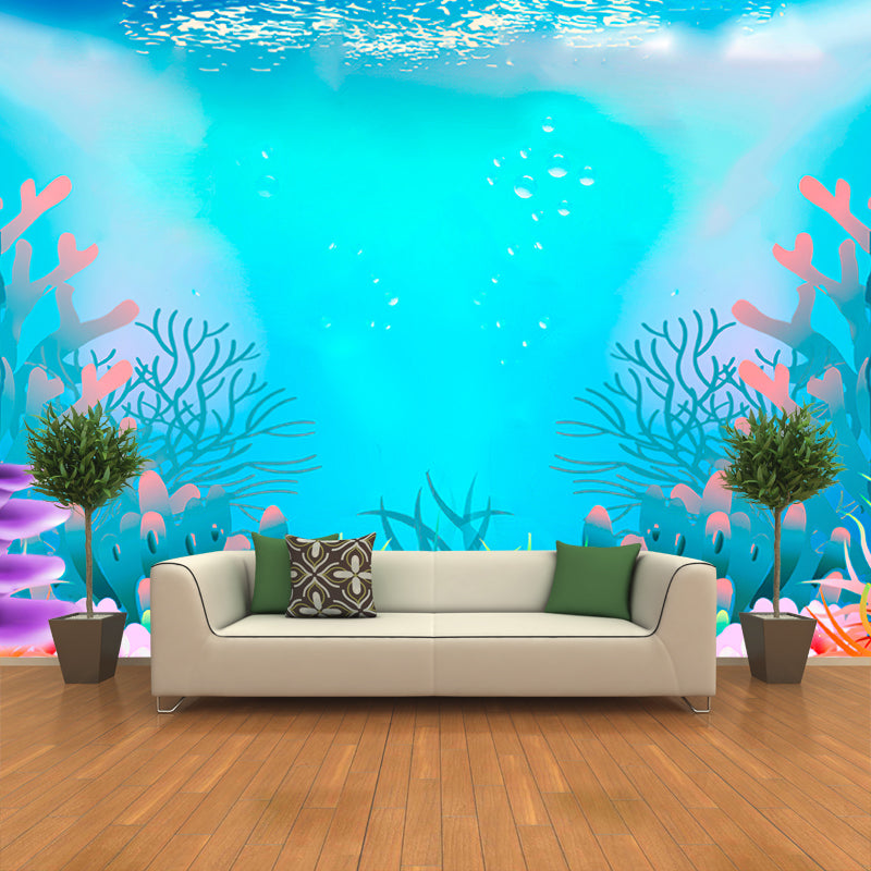 Environmental Wall Mural Wallpaper Sea World Living Room Wall Mural