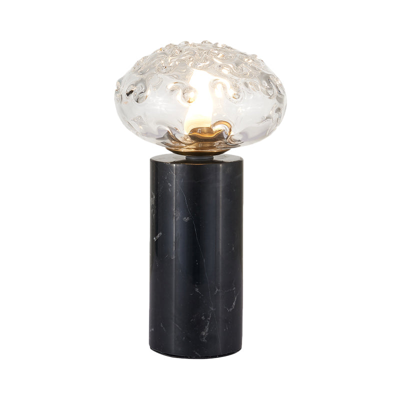 Lampada da tavolo a 1 tavolo contemporanea Black Lettura ovale Luce