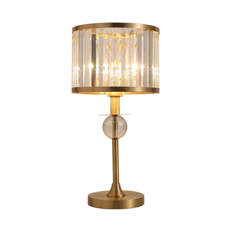 Accendi per tamburi Modern Crystal Crystal 1 Testa Lampada per soggiorno per soggiorno per soggiorno