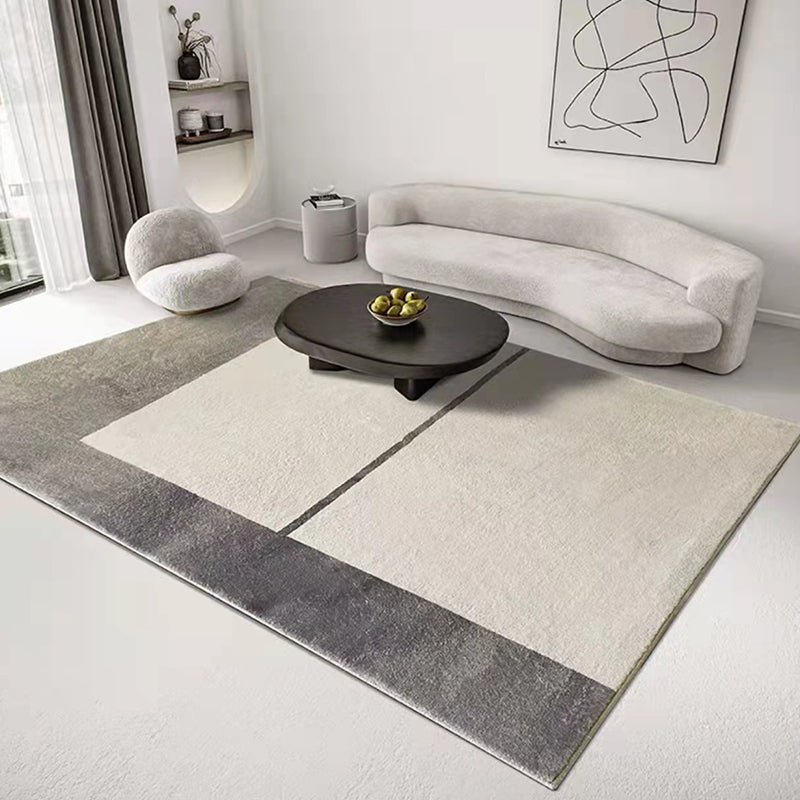 Tapis de tapis moderne beige Tapis de la zone de la zone de la zone de tapis de tapis pour le salon