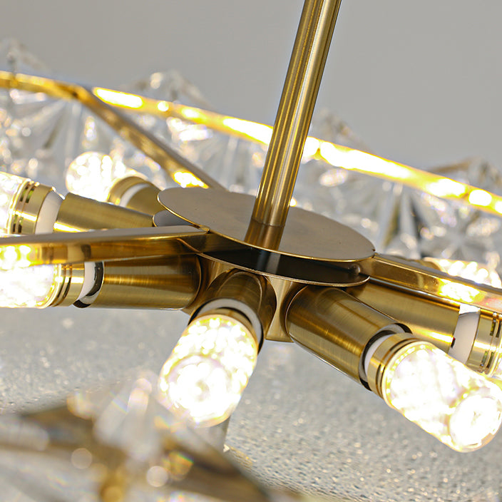 Plafon de forme ronde Mount de chasse moderne en fer moderne avec abat-jour en verre pour étudier