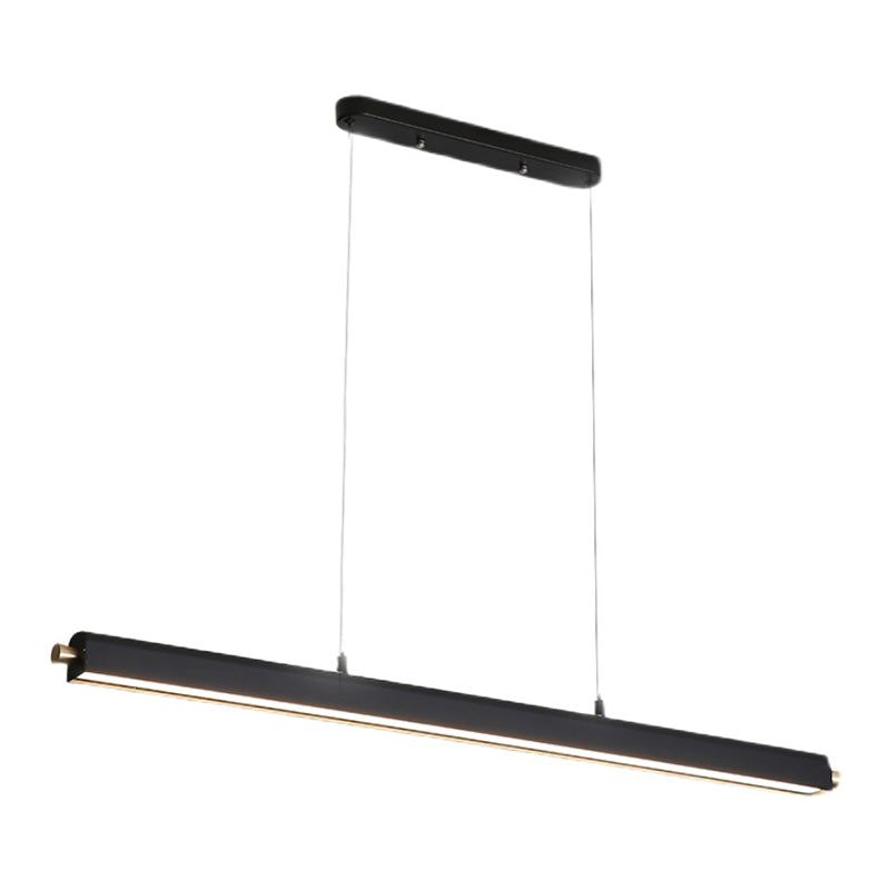 Estilo moderno lineal isla light metal 1 1 de techo colgante de luz