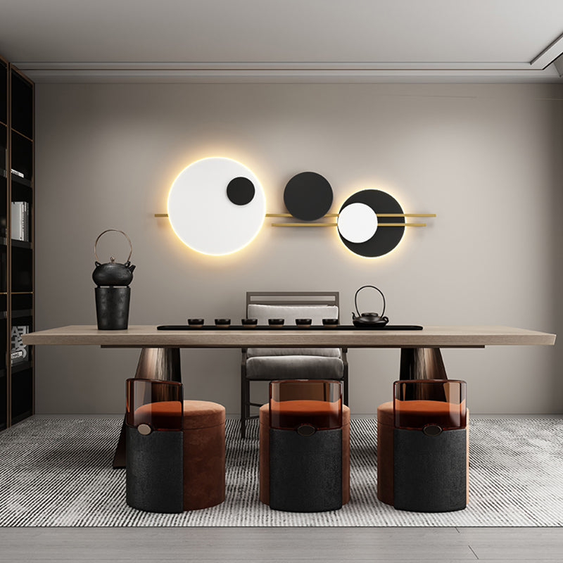 Estilo nórdico Luz de pared de metal Colorido LED LED Disconce para sala de estar