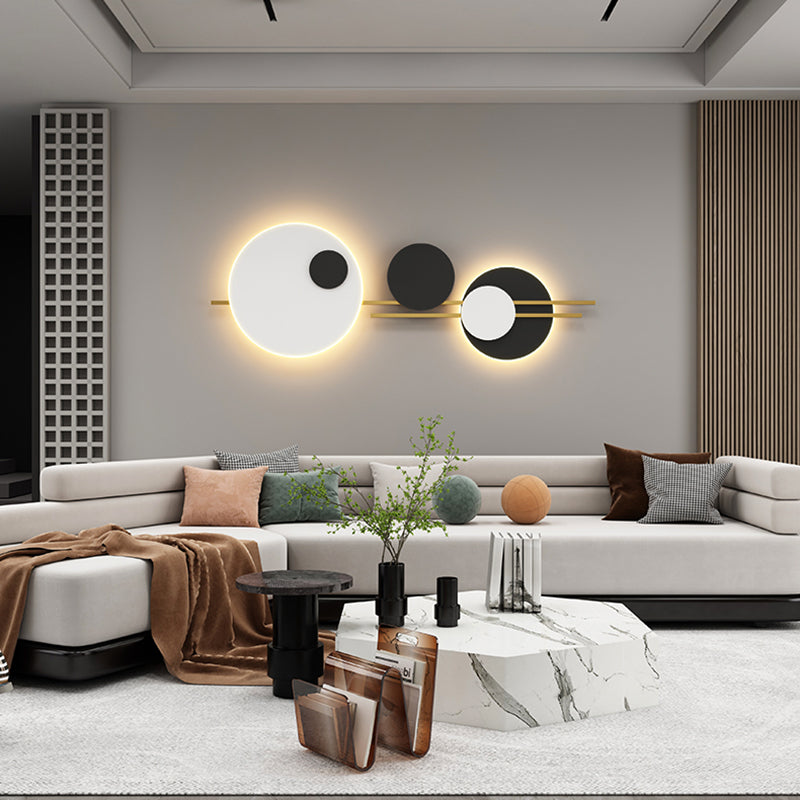 Estilo nórdico Luz de pared de metal Colorido LED LED Disconce para sala de estar