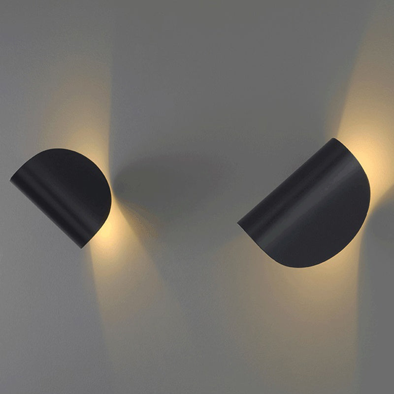 Unique Metal Wall Sconce Modern Nordic Macarons 1 Light Wall Mounted Light for Bedroom