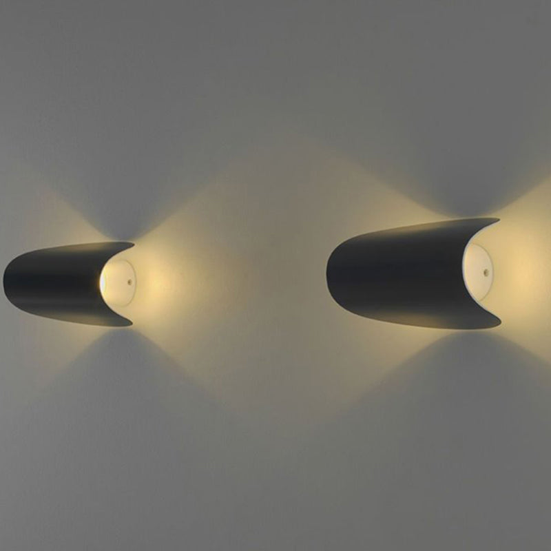 Unique Metal Wall Sconce Modern Nordic Macarons 1 Light Wall Mounted Light for Bedroom